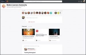 Modern Learners Community screen - members