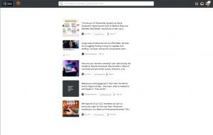 Modern Learners Community Posts Screen