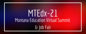 Event image with blue and red for MTEDx-21